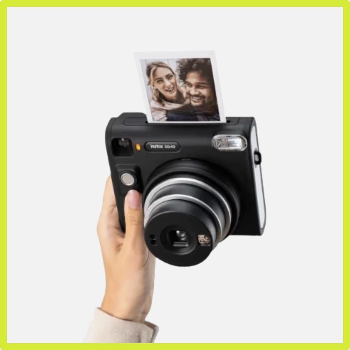 Фотокамера миттєвого друку Fujifilm INSTAX SQUARE SQ40 Black (16802802) 16802802 фото