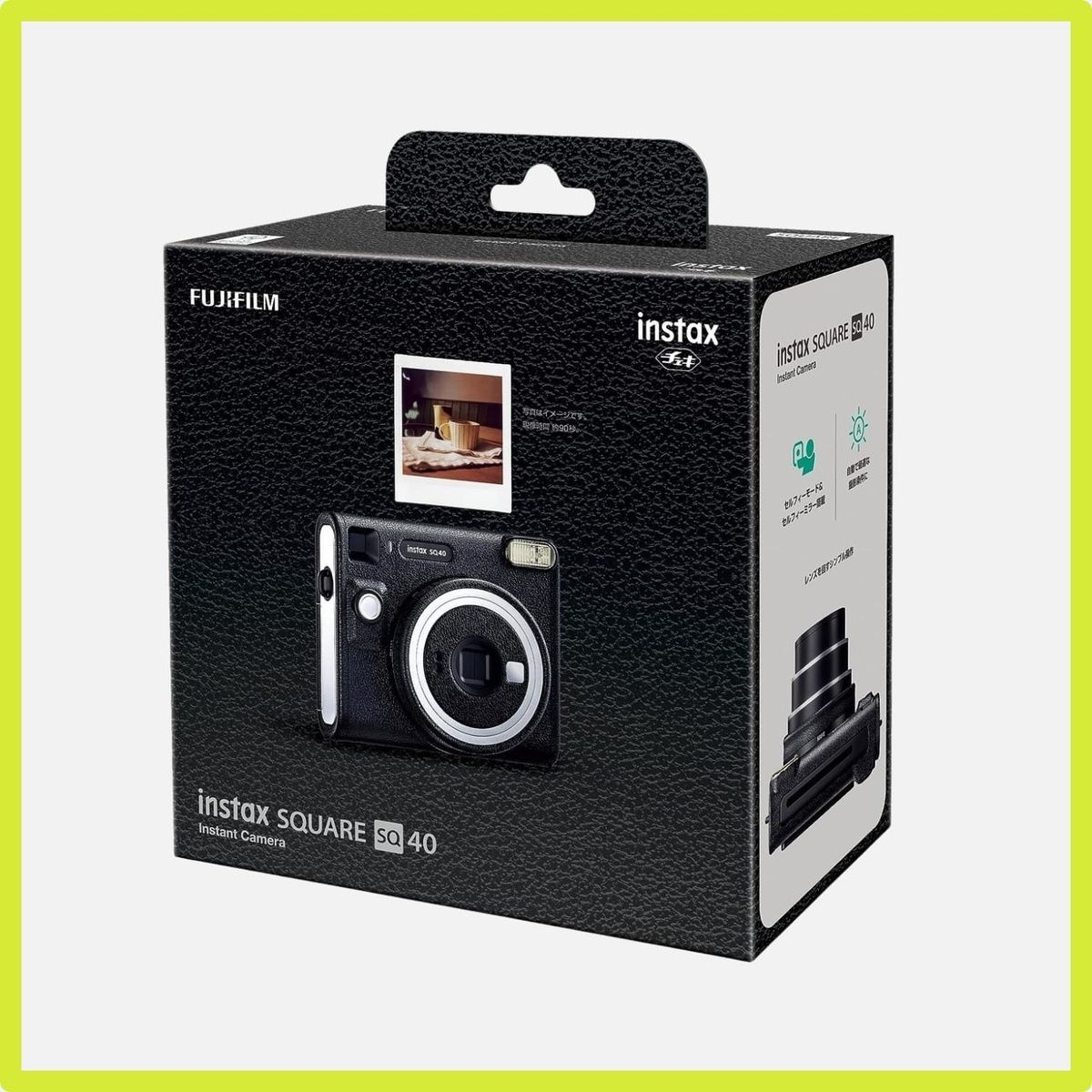 Фотокамера миттєвого друку Fujifilm INSTAX SQUARE SQ40 Black (16802802) 16802802 фото