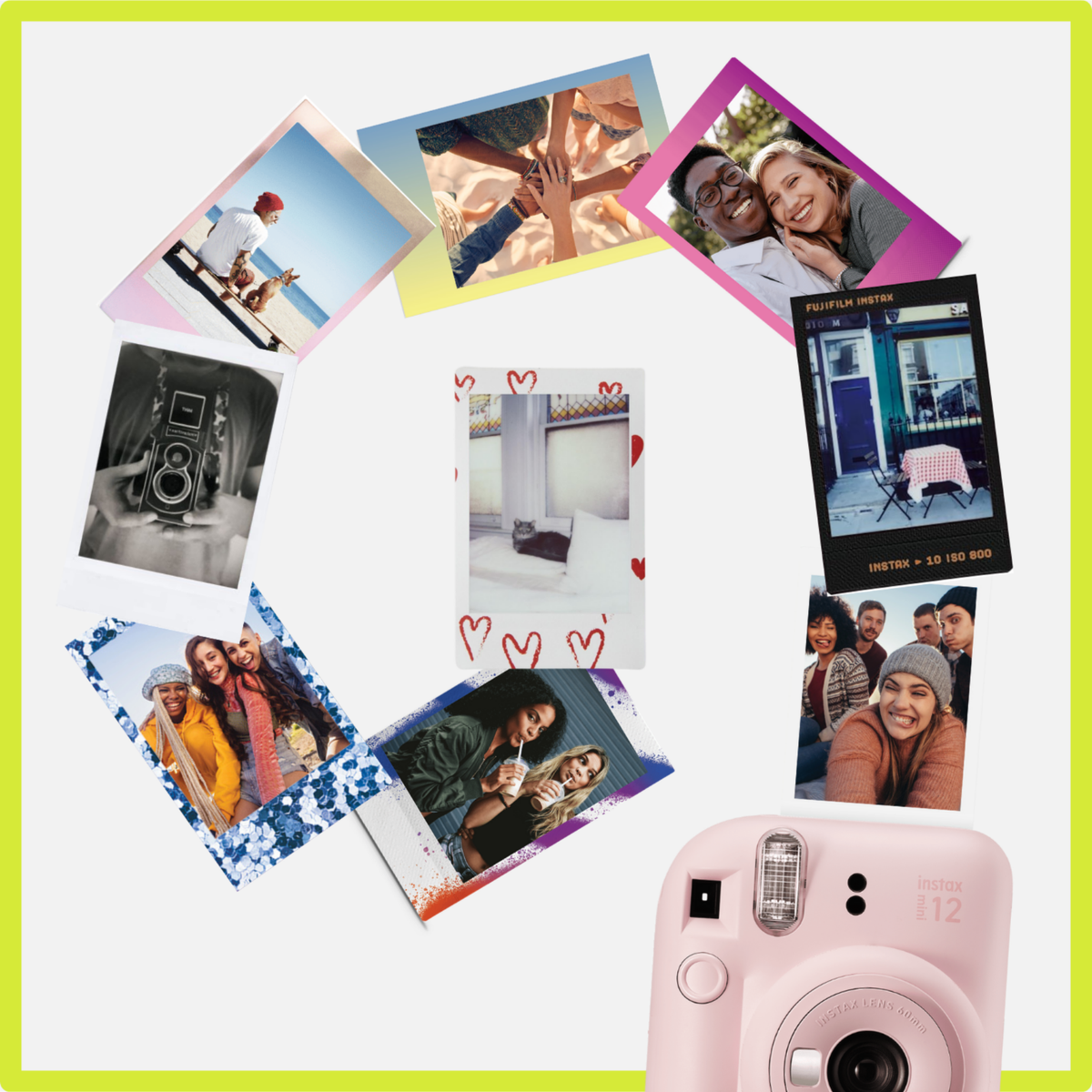 Касета Fujifilm Instax Mini Sprinkles для миттєвих фото (16838708) 16838708 фото