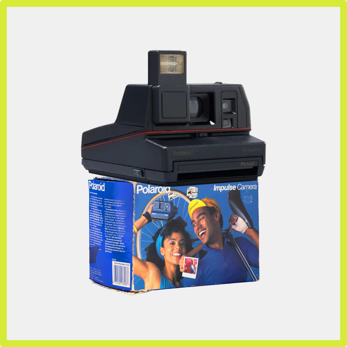 Камера миттєвого друку Polaroid Impulse Black reFresh 40875532 фото
