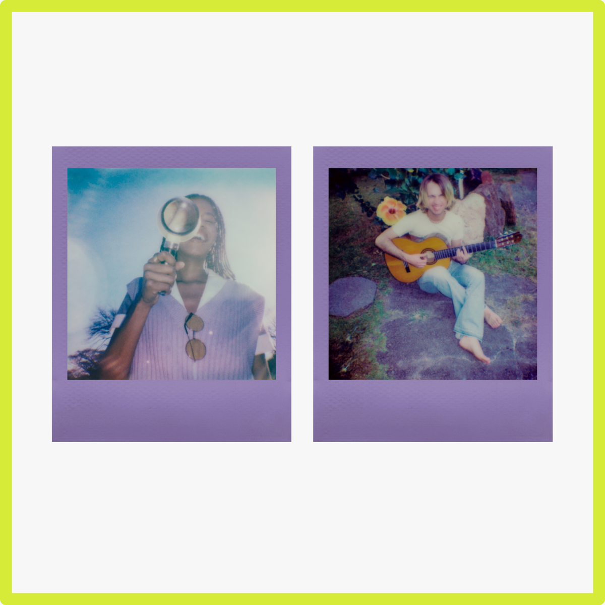 2 кассеты Polaroid Go Color Film Double Pack &ndash; Purple Haze Frame (6570) 6570 фото
