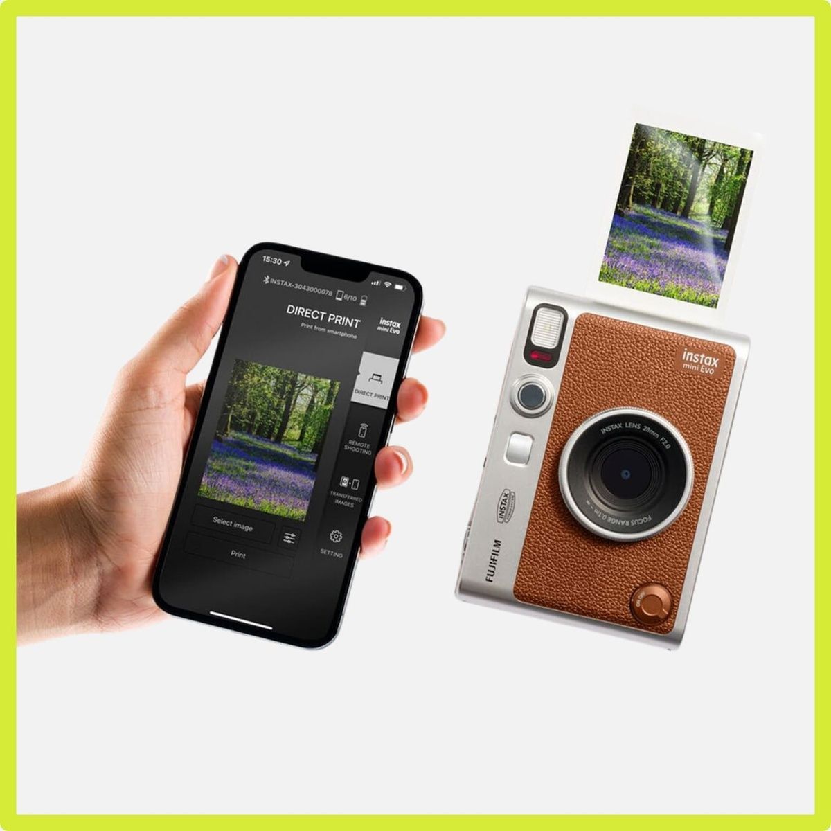 Фотокамера миттєвого друку Fujifilm Instax Mini EVO Brown (16812508) 16812508 фото