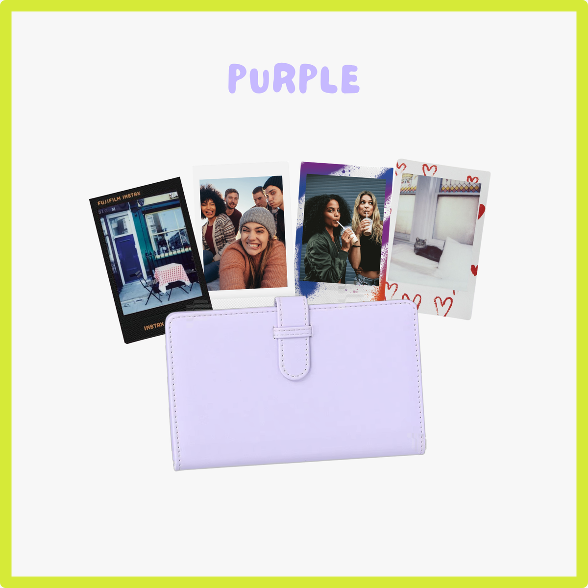 Фотоальбом для Fujifilm Instax Mini Purple на 108 фото 912978.02 фото