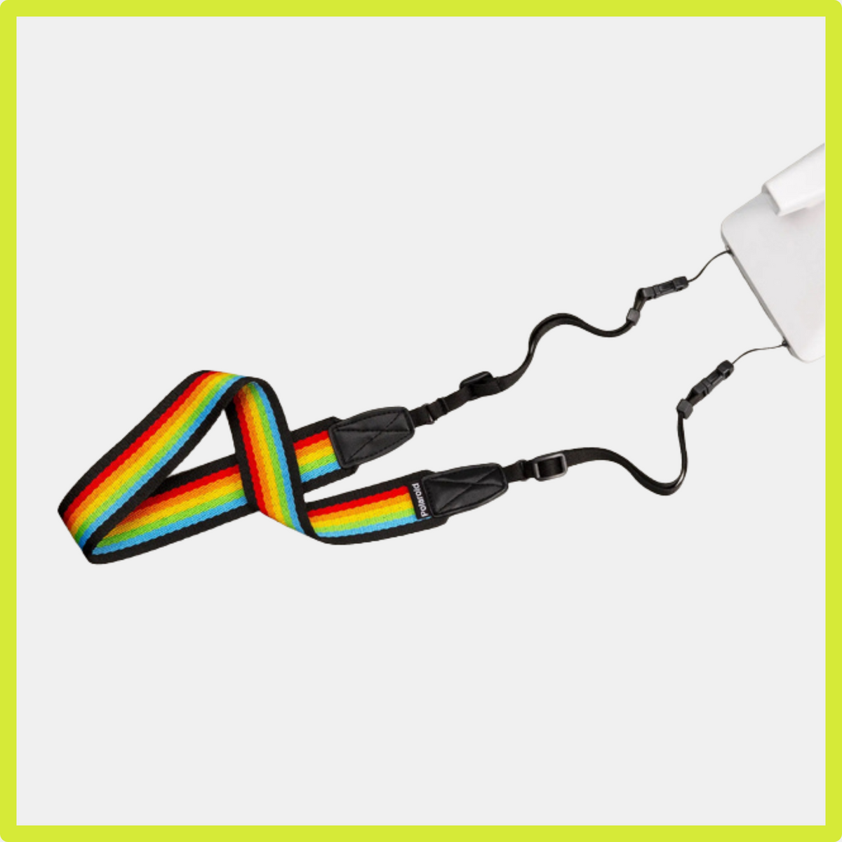 Плоский ремінець для камери Polaroid Rainbow Black (6055) 6055 фото