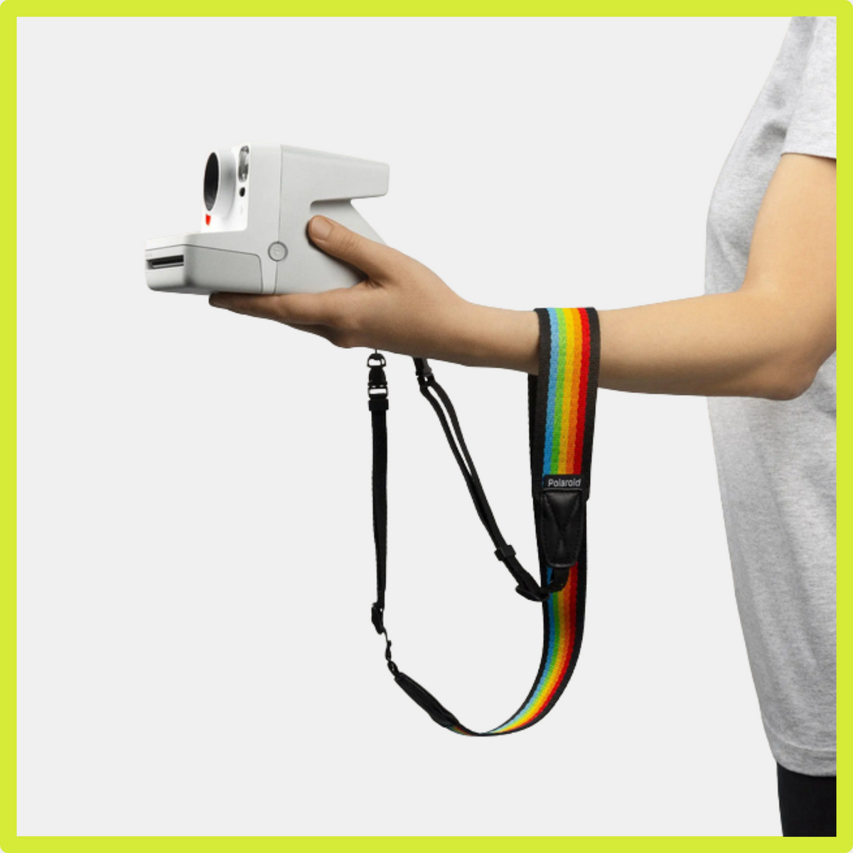 Плоский ремінець для камери Polaroid Rainbow Black (6055) 6055 фото
