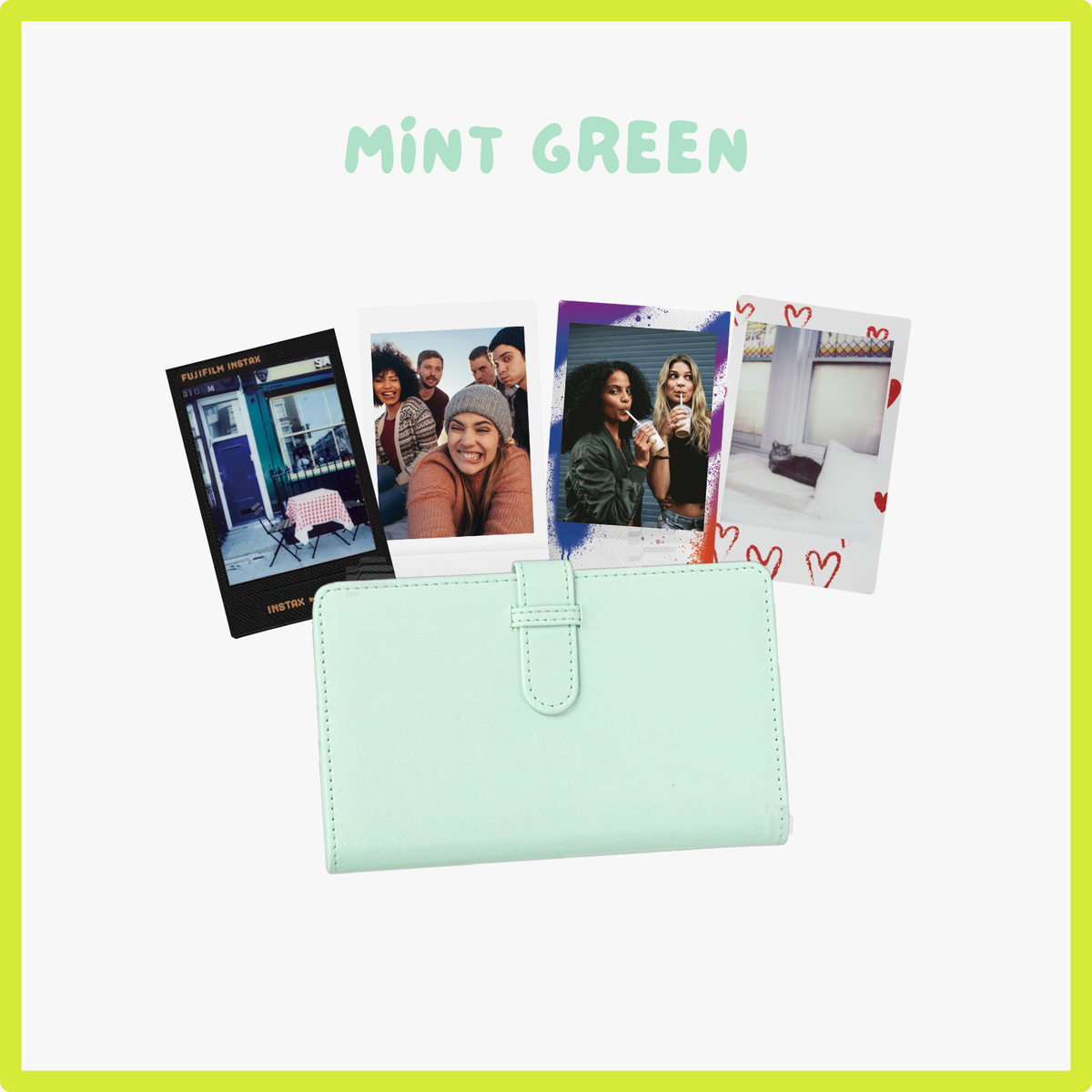 Фотоальбом для Fujifilm Instax Mini Green на 108 фото 912978.01 фото