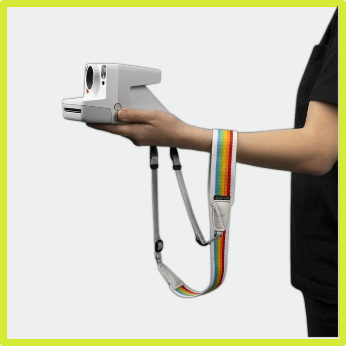 Плоский ремешок для камеры Polaroid Rainbow White (6054) 6054 фото