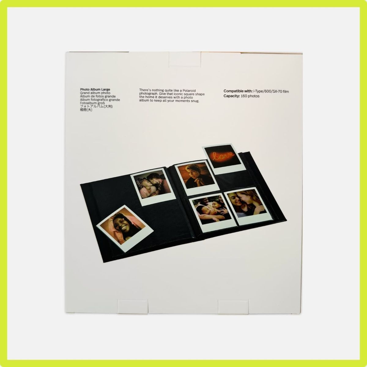 Большой фотоальбом Polaroid Photo Album Large Black (6044) 6044 фото