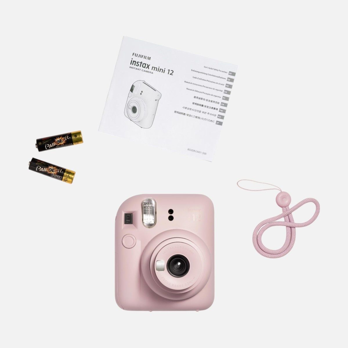 Подарунковий набір №2 Fujifilm INSTAX Mini 12 + чохол + альбом + касета на 10 кадрів &mdash; Рожевий IM12-SET2-PNK фото