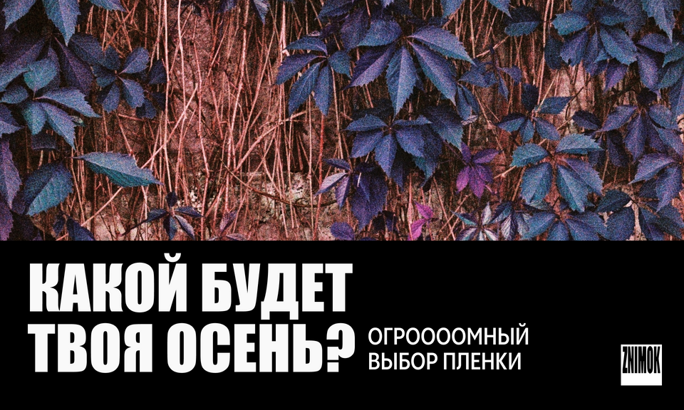 ZNIMOK —Огромный выбор пленки
