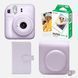 Подарочный набор №2 Fujifilm INSTAX Mini 12 + чехол + альбом + кассета на 10 кадров &mdash; Фиолетовый IM12-SET2-PUR фото