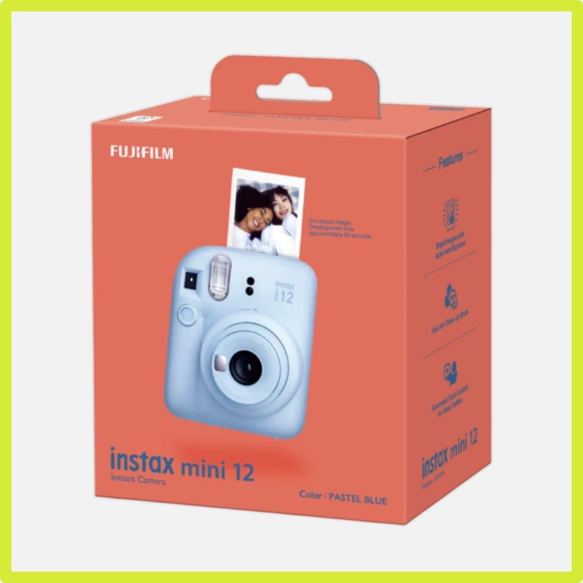 Фотокамера миттєвого друку Fujifilm INSTAX MINI 12 Pastel Blue (16806092) 16806092 фото