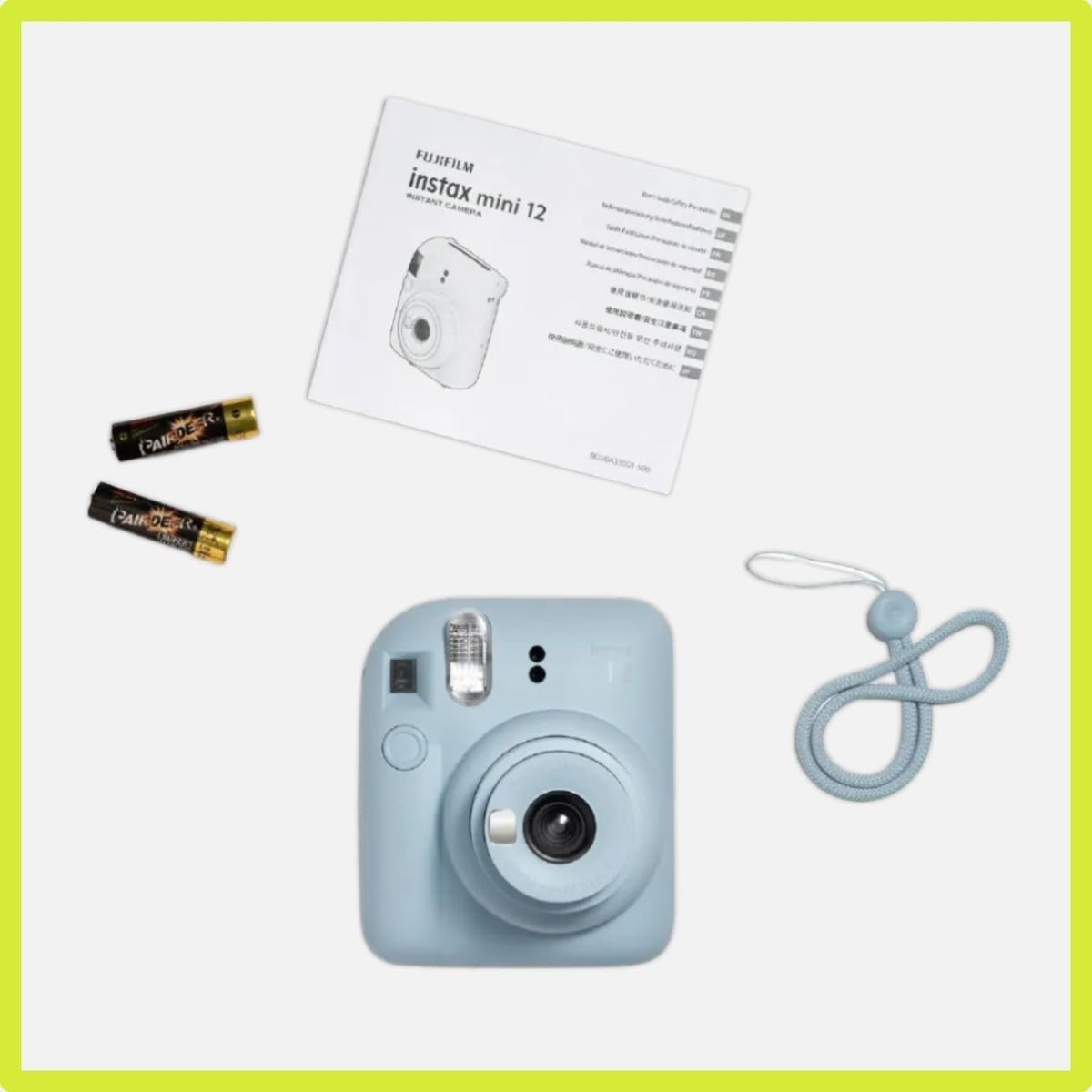 Фотокамера миттєвого друку Fujifilm INSTAX MINI 12 Pastel Blue (16806092) 16806092 фото