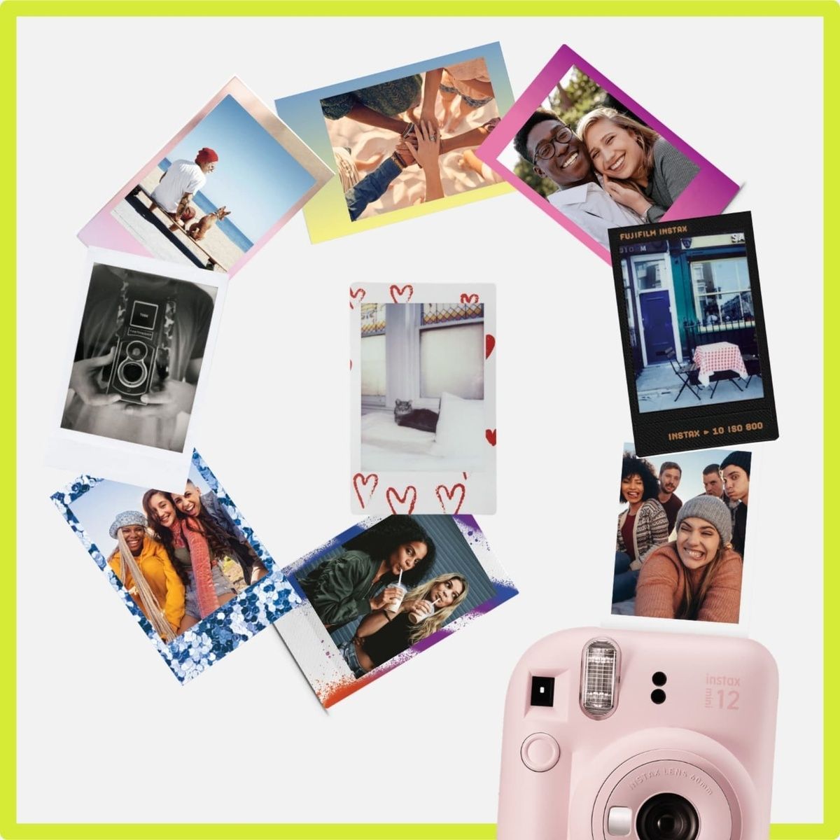 Фотокамера миттєвого друку Fujifilm INSTAX MINI 12 Blossom Pink (16806107) 16806107 фото