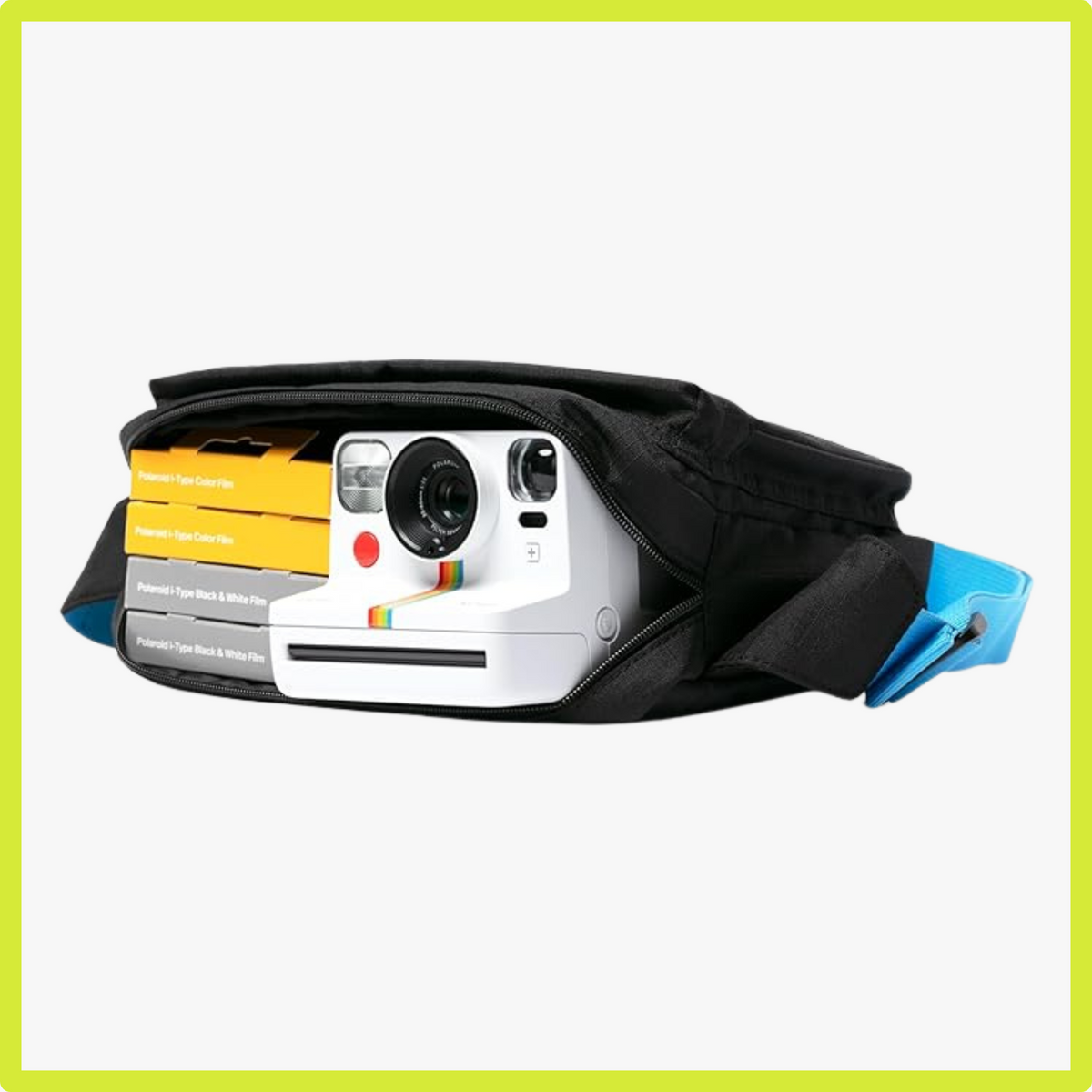 Сумка через плече Polaroid Ripstop Crossbody Bag Black (6304) 6304 фото