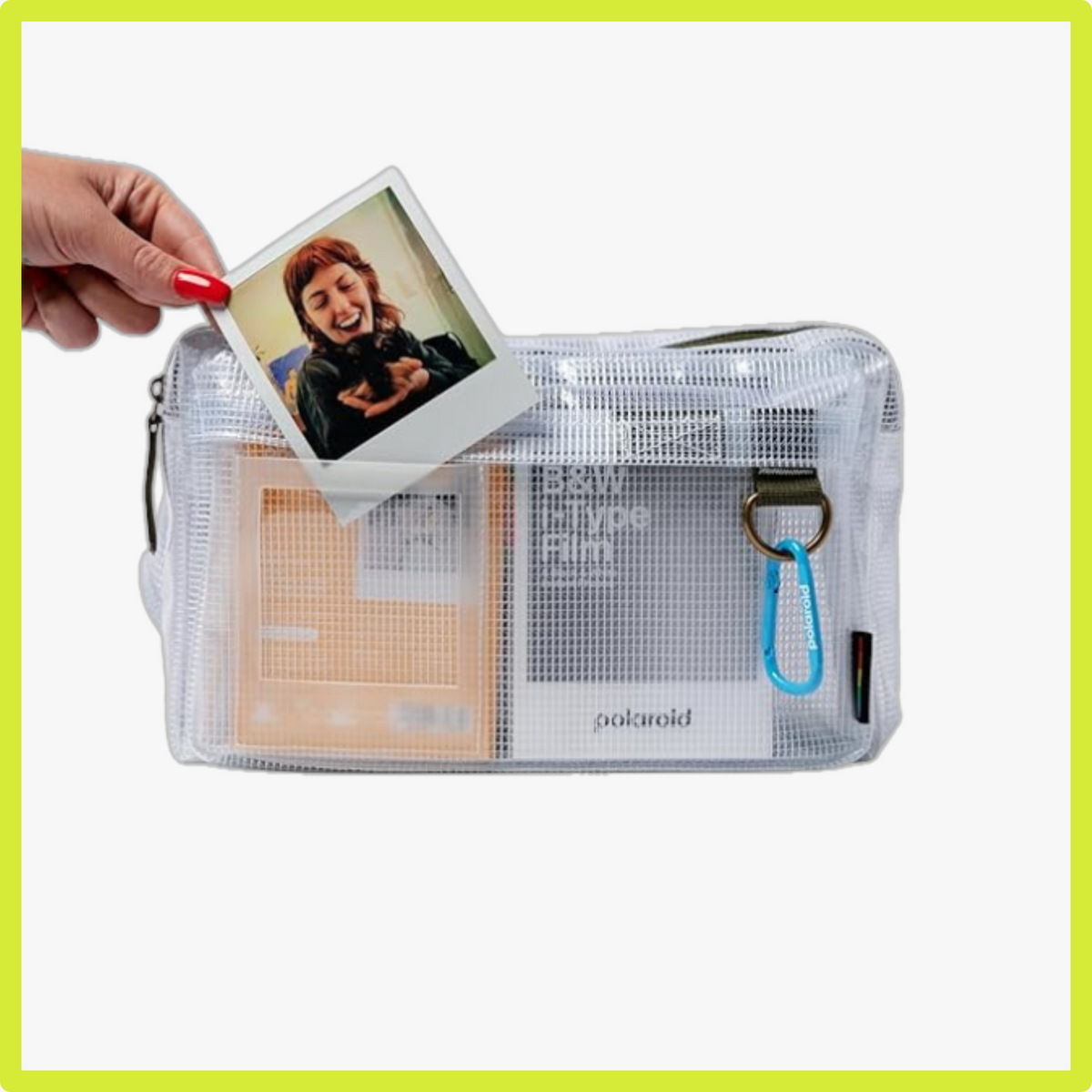 Сумка через плече Polaroid Ripstop Crossbody Bag Clear (6305) 6305 фото