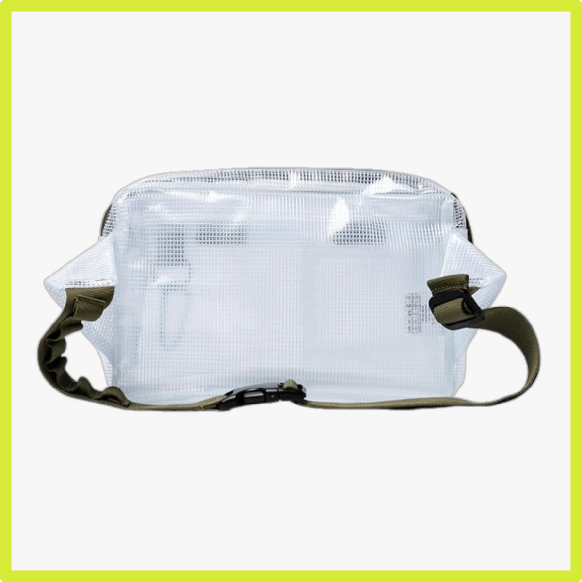 Сумка через плече Polaroid Ripstop Crossbody Bag Clear (6305) 6305 фото