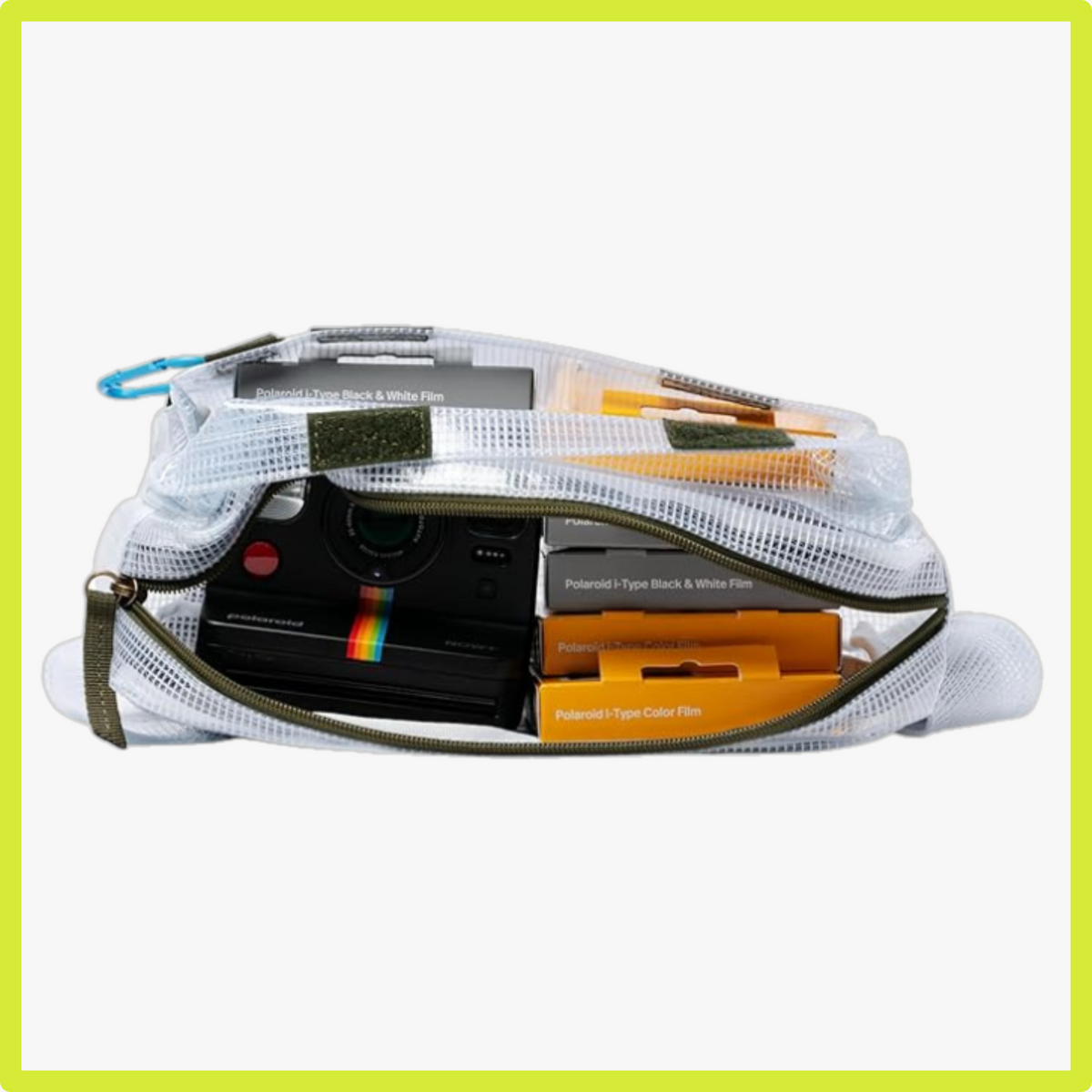 Сумка через плече Polaroid Ripstop Crossbody Bag Clear (6305) 6305 фото