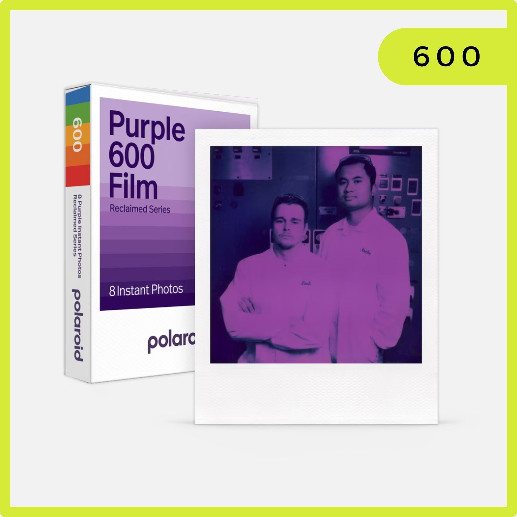 Купити Касета Polaroid Purple 600 Film – Reclaimed Series в