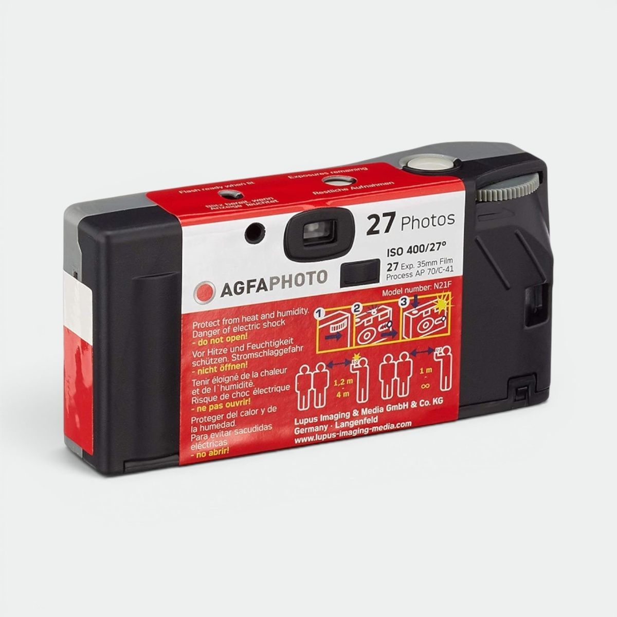 Agfaphoto LeBox 400 27 Flash (27 кадрів) Одноразова камера 110681 фото