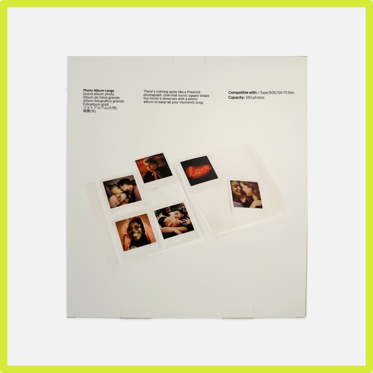 Великий фотоальбом Polaroid Photo Album Large White (6179) 6179 фото