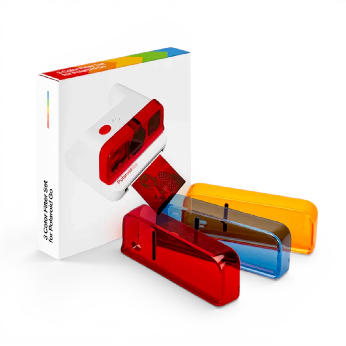 Polaroid Go Color Filter Set с тремя цветными фильтрами в фирменной упаковке
