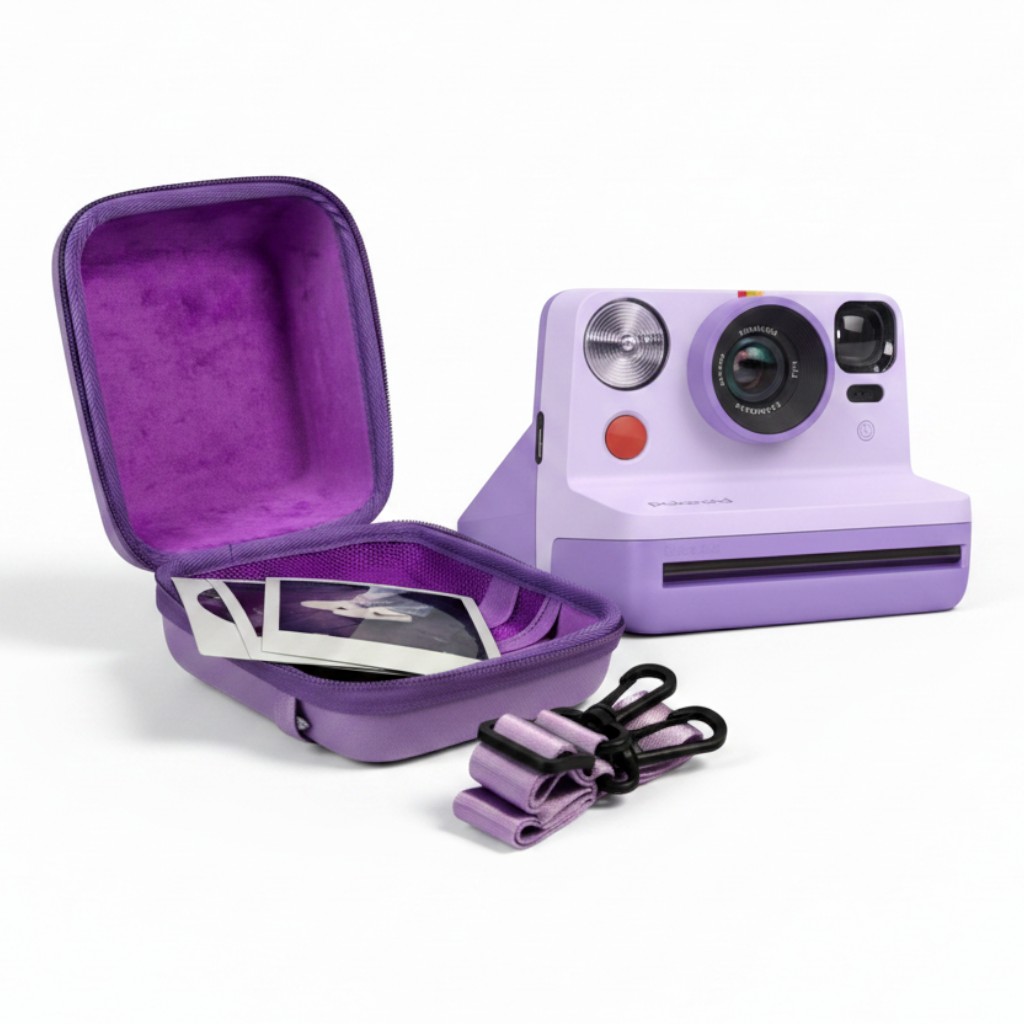 Фиолетовый кейс для камеры Polaroid