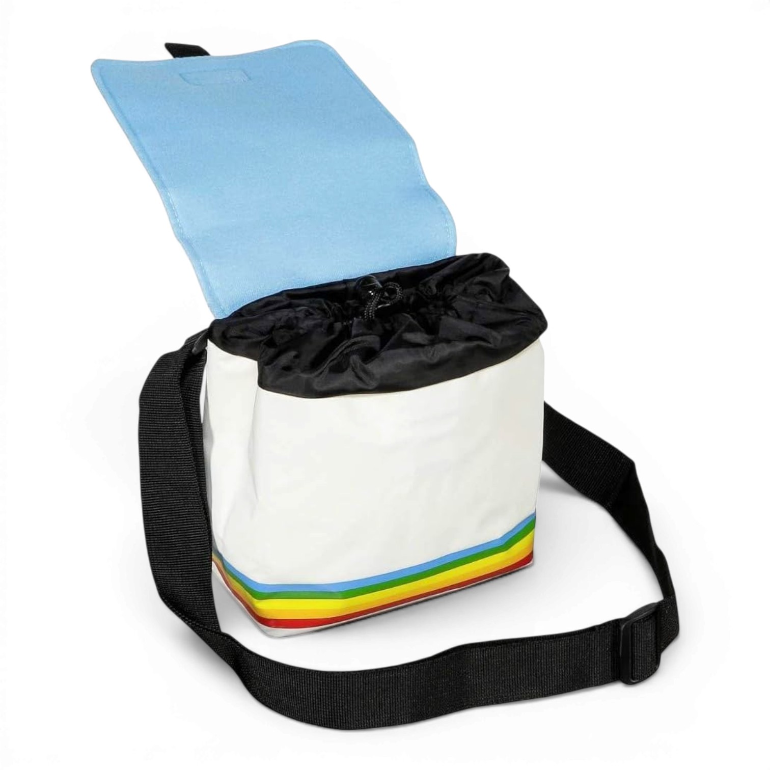 Polaroid Box Camera Bag White с камерой внутри