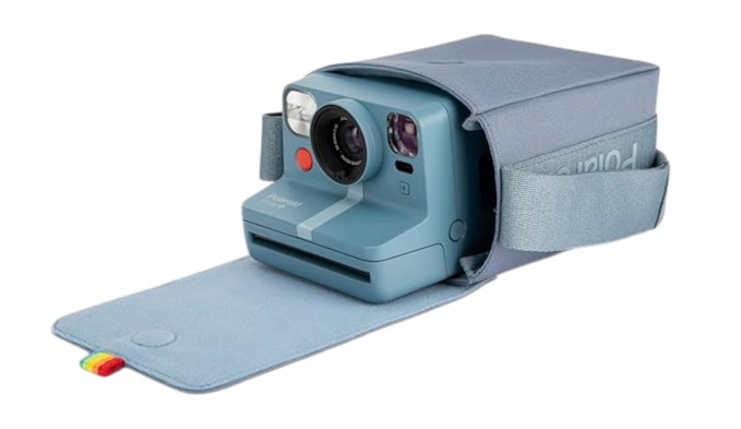 Polaroid Now Bag Calm Blue с камерой Polaroid внутри