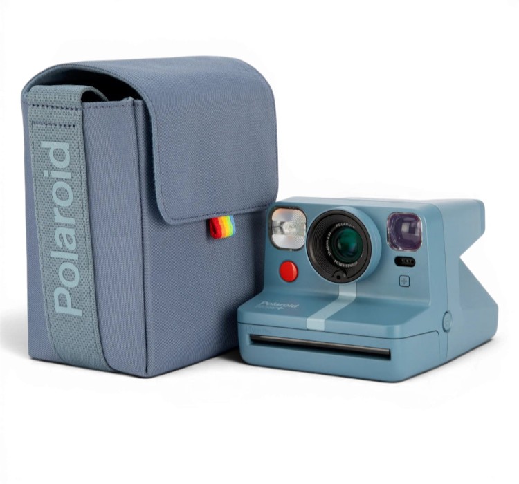 Polaroid Now Bag Calm Blue с ремнем для ношения