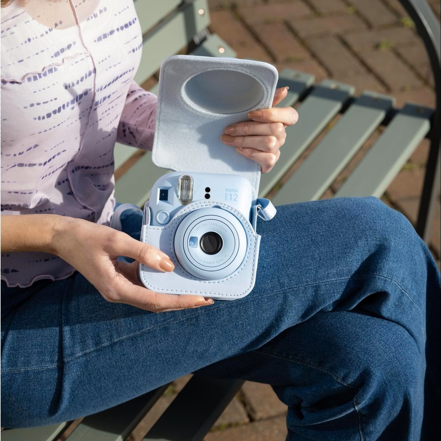 Блакитний чохол Blue для Fujifilm INSTAX Mini 12