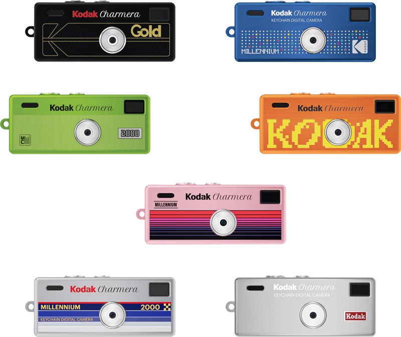 Шість стандартних дизайнів і секретна срібляста Kodak Charmera Millennium Edition