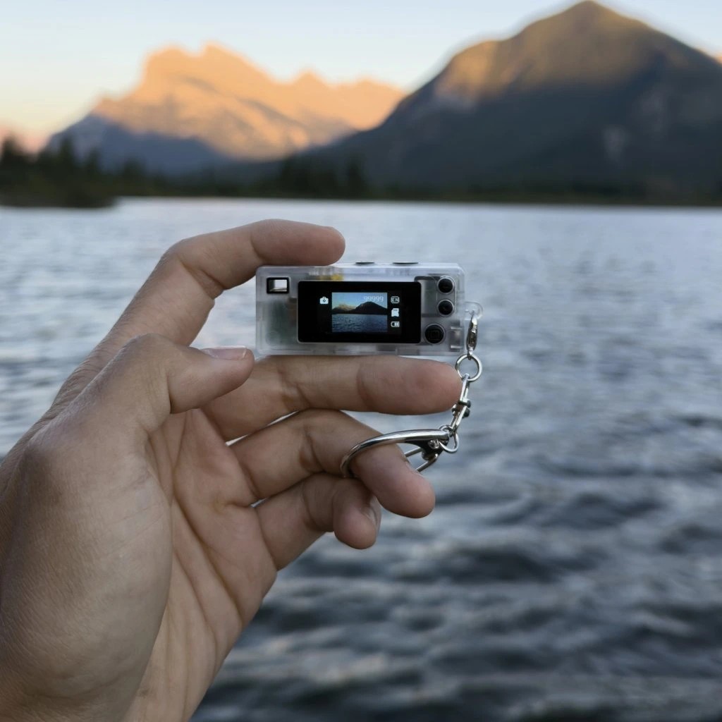 Задняя панель Kodak Charmera с экраном для кадрирования и просмотра фотографий