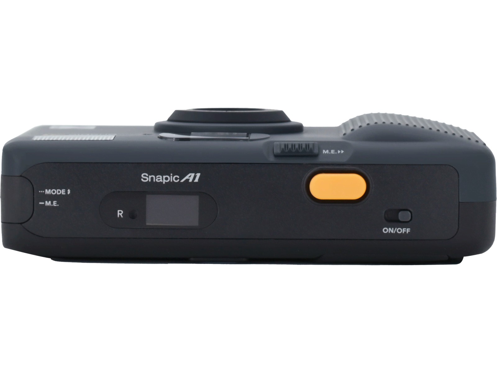 Верхня панель Kodak Snapic A1 Rhino з кнопкою спуску, дисплеєм і керуванням подвійною експозицією