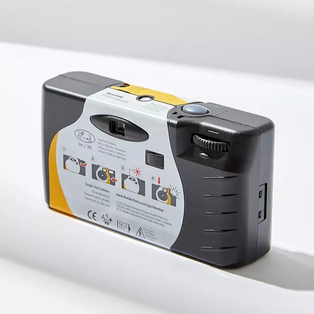 Задняя панель одноразовой камеры Kodak Professional Tri-X 400 с инструкцией