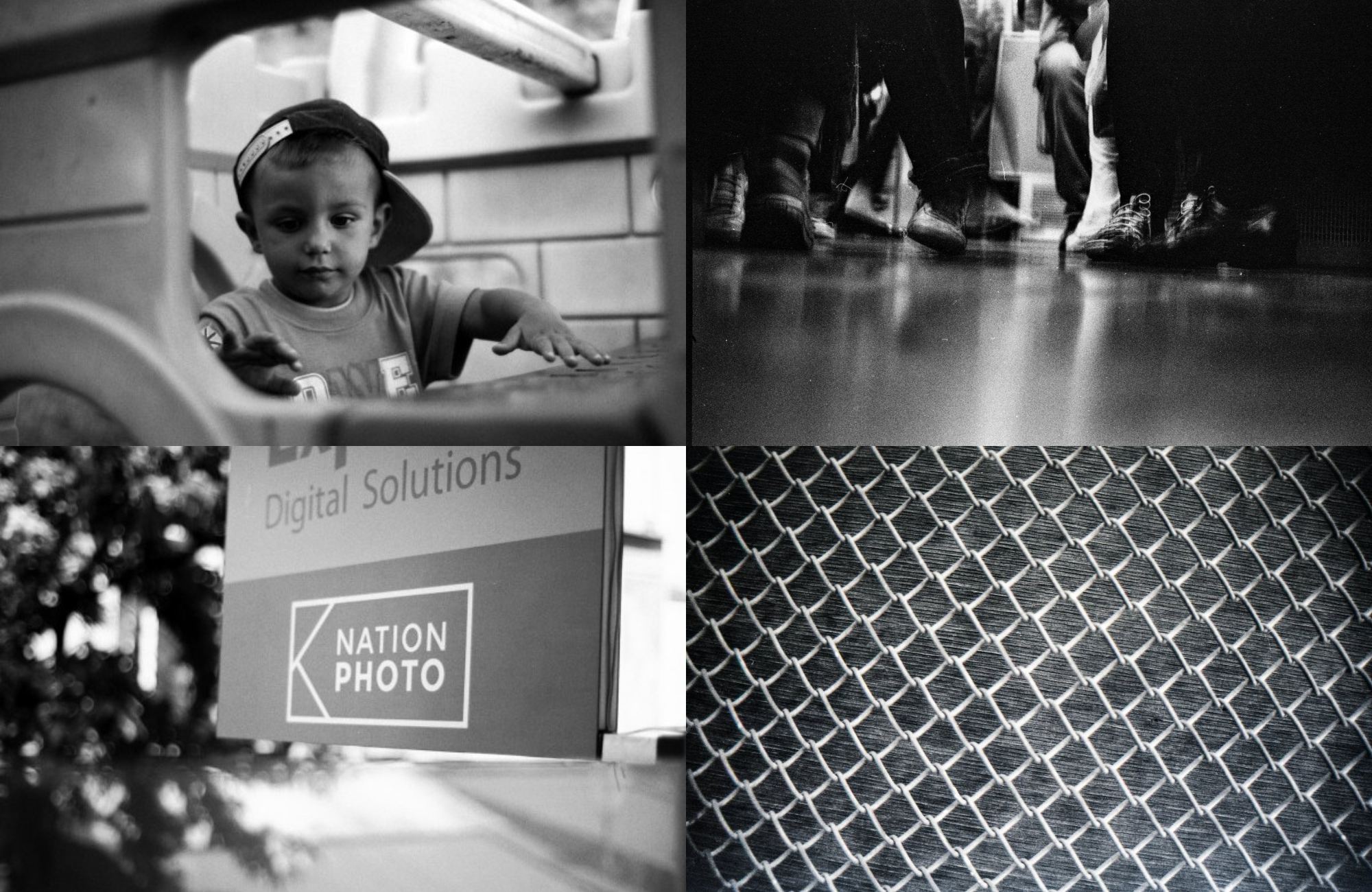Примеры черно-белых фотографий на пленку AgfaPhoto APX 400 с портретами, уличными сценами и фактурами