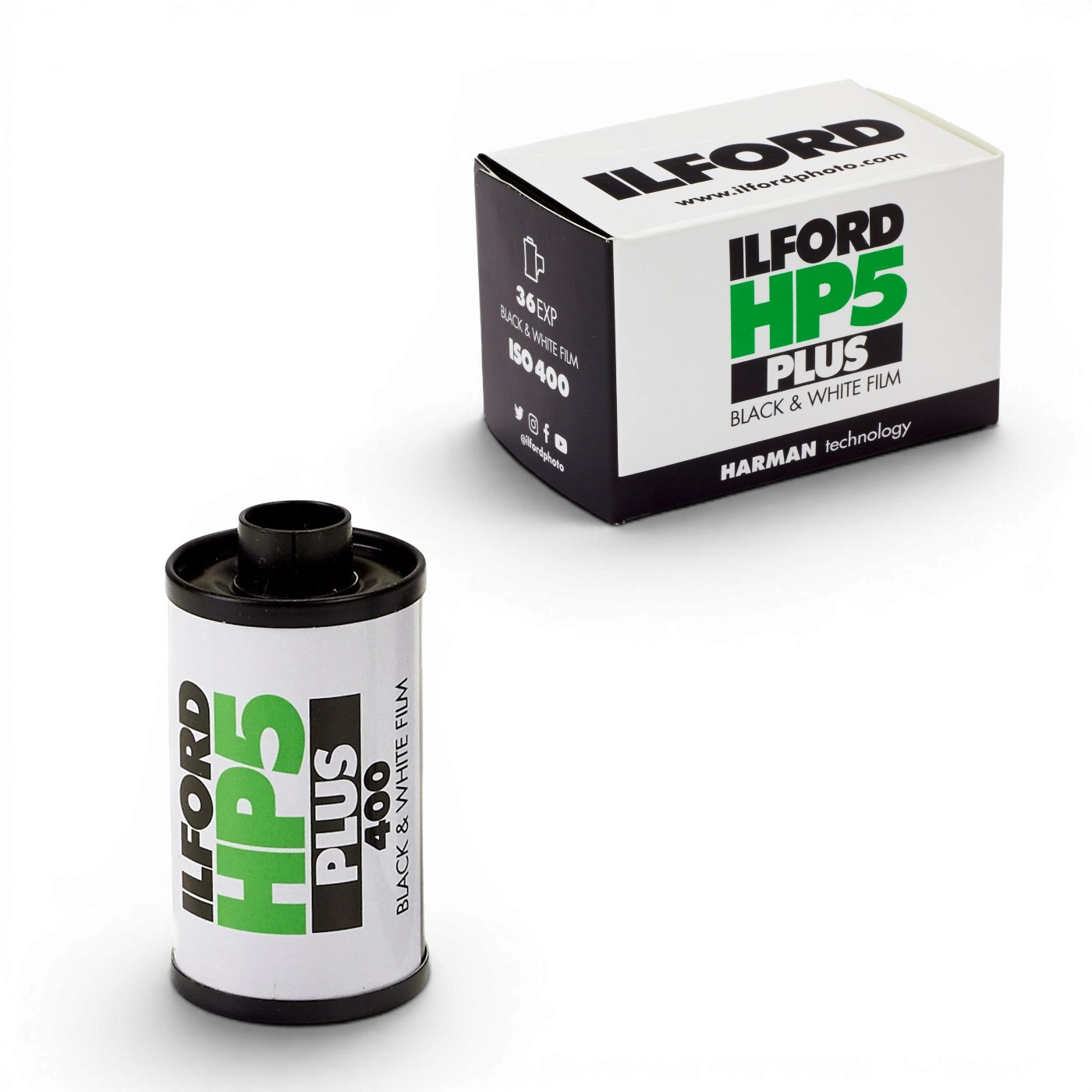Черно-белая фотопленка Ilford HP5 Plus формата 135 / 35 мм на 36 кадров
