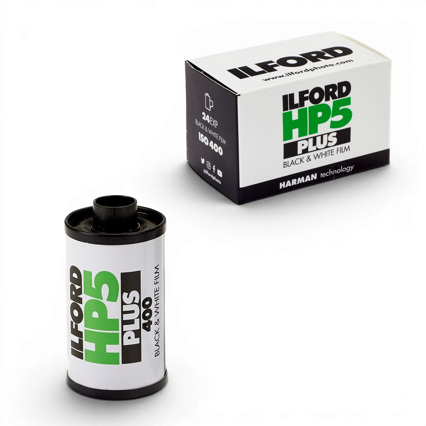 Черно-белая фотопленка Ilford HP5 Plus формата 135 / 35 мм на 24 кадра
