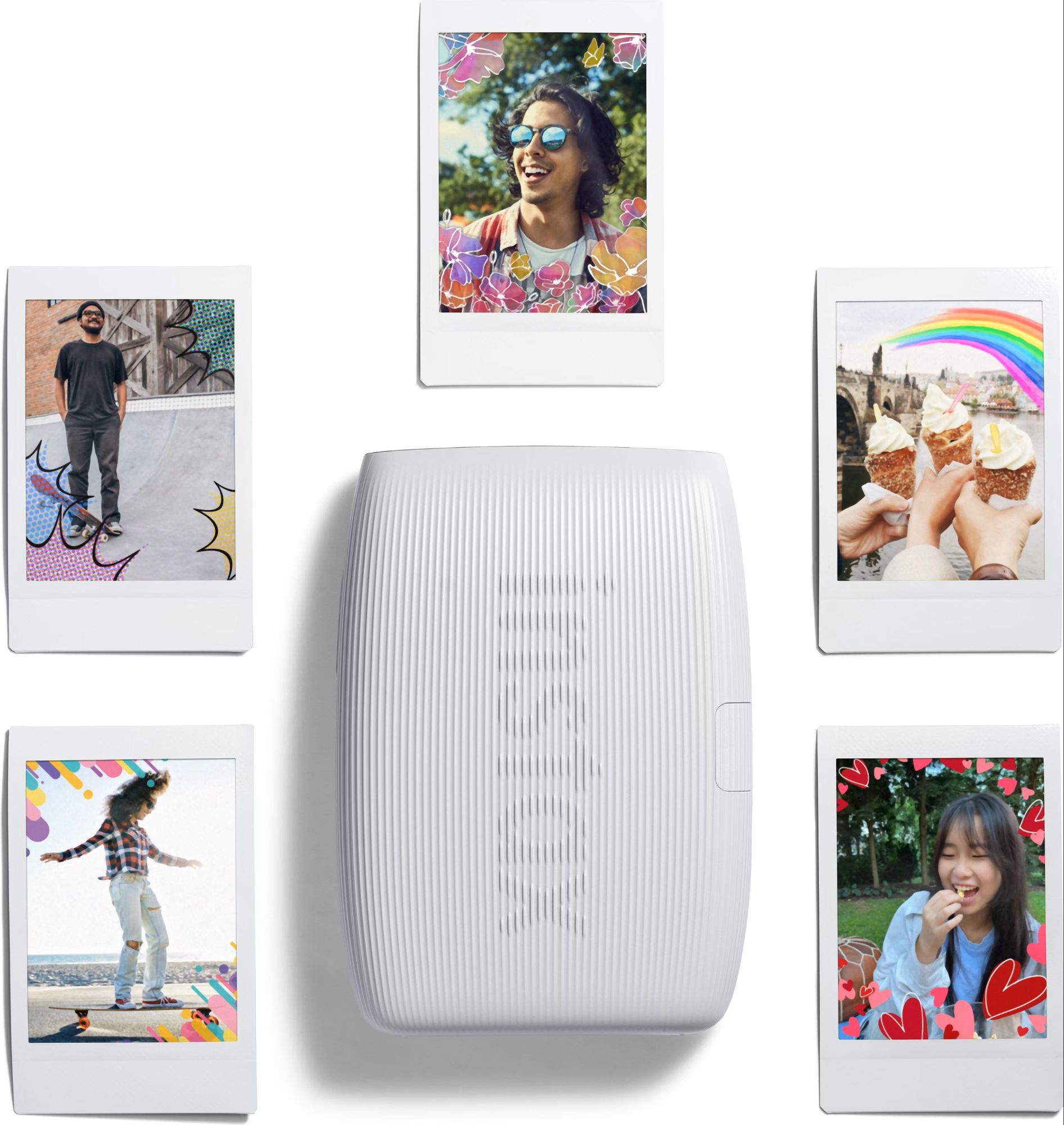 Фотографії формату INSTAX Mini, надруковані на Fujifilm INSTAX Mini Link 3