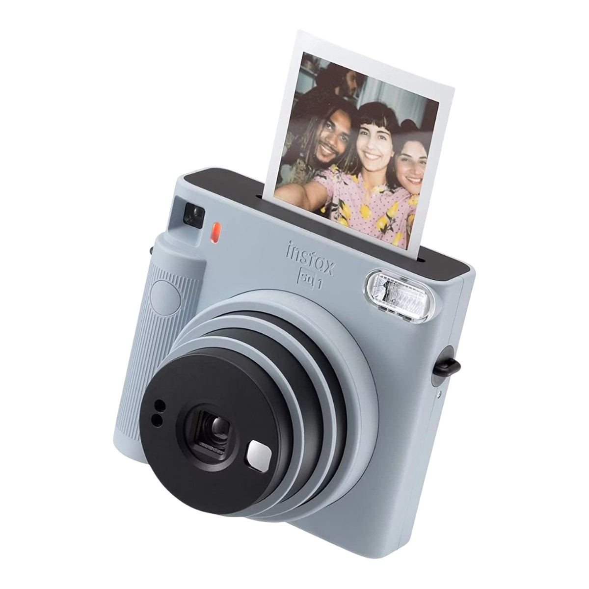 Fujifilm INSTAX SQUARE SQ1 Glacier Blue с напечатанной квадратной фотографией