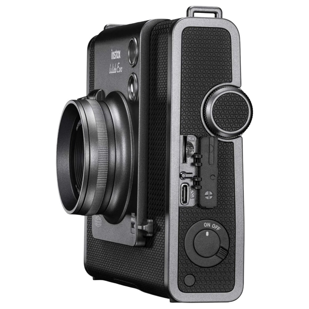 Задняя панель Fujifilm INSTAX WIDE EVO с цветным дисплеем и дисками управления