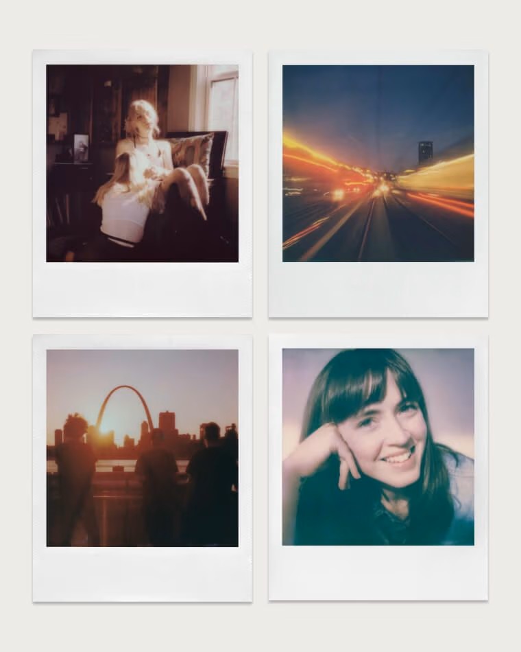 Примеры цветных фото Polaroid Color 600 Film с белой рамкой