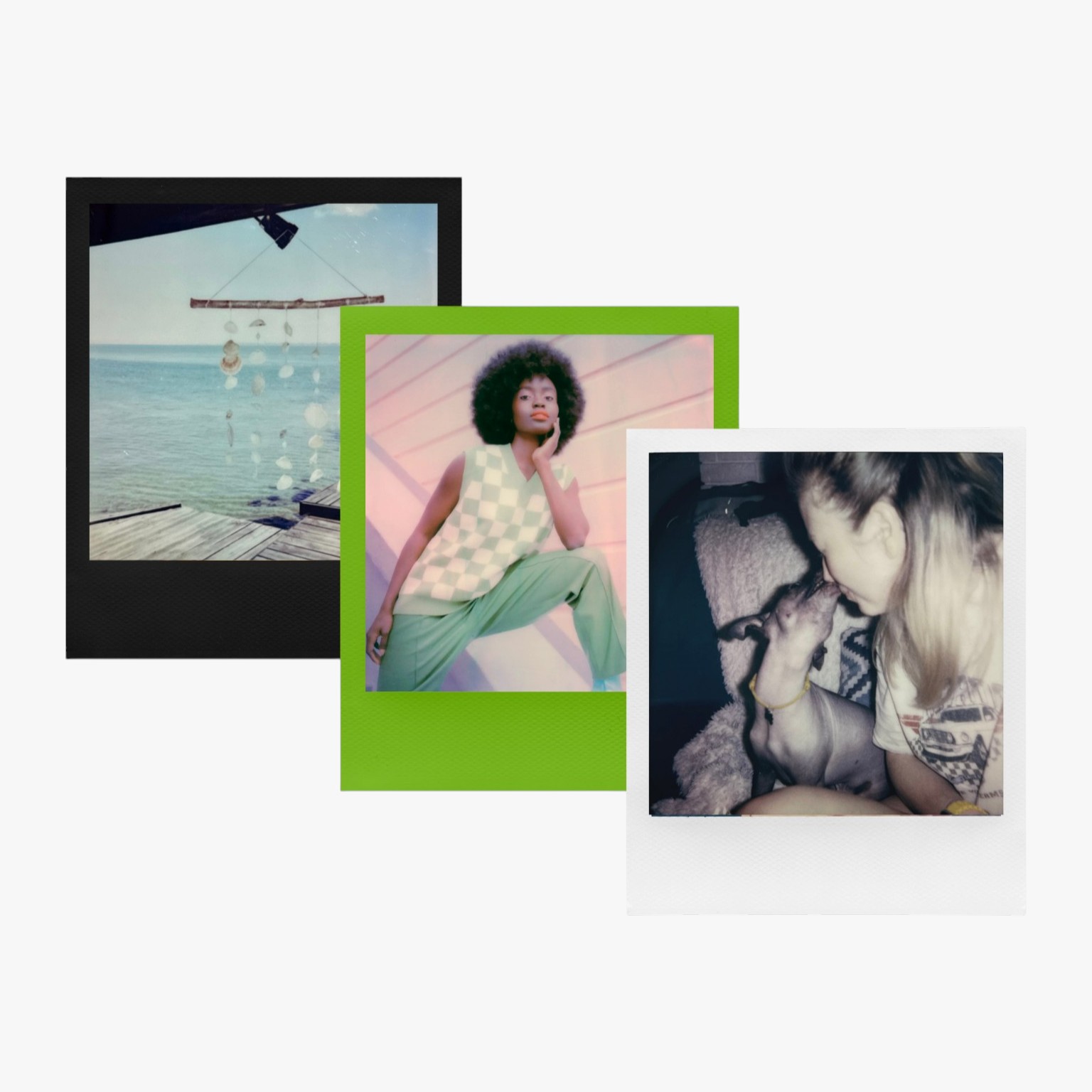 Polaroid i-Type Film Набор №2 с белой, цветной и черной рамкой