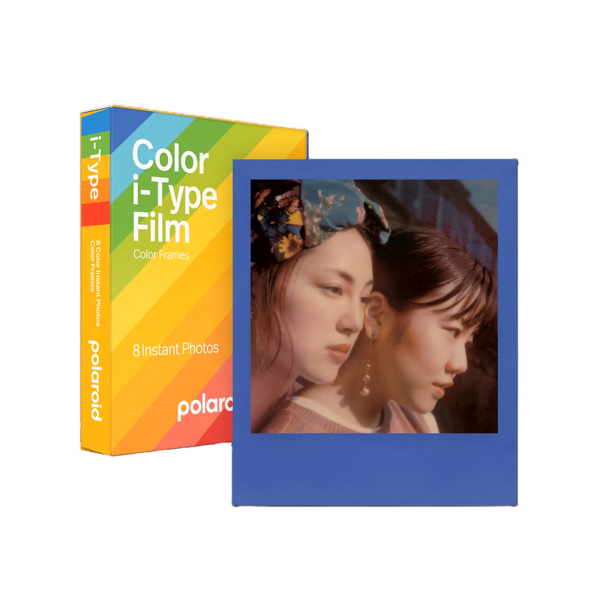 Касета Polaroid Color i-Type Color Frames Film з кольоровими рамками