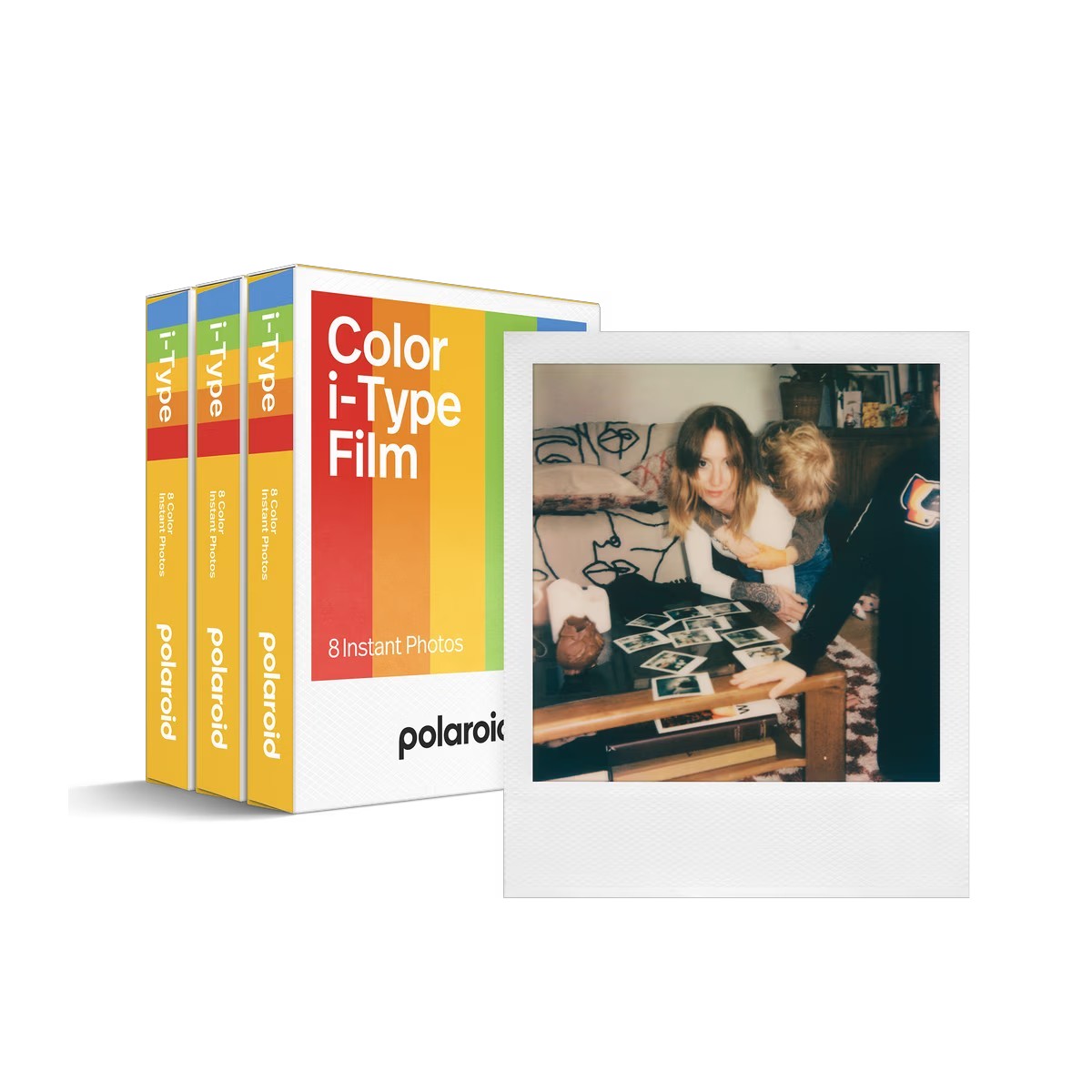 Набор Polaroid Color i-Type Film из трех кассет для 24 моментальных фото