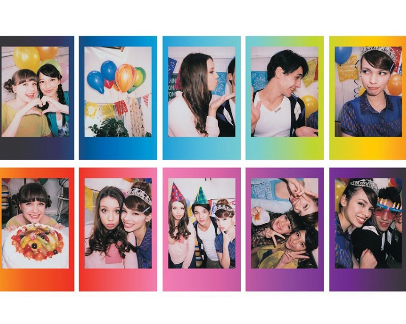 Приклади знімків Fujifilm INSTAX Mini Rainbow з кольоровими рамками