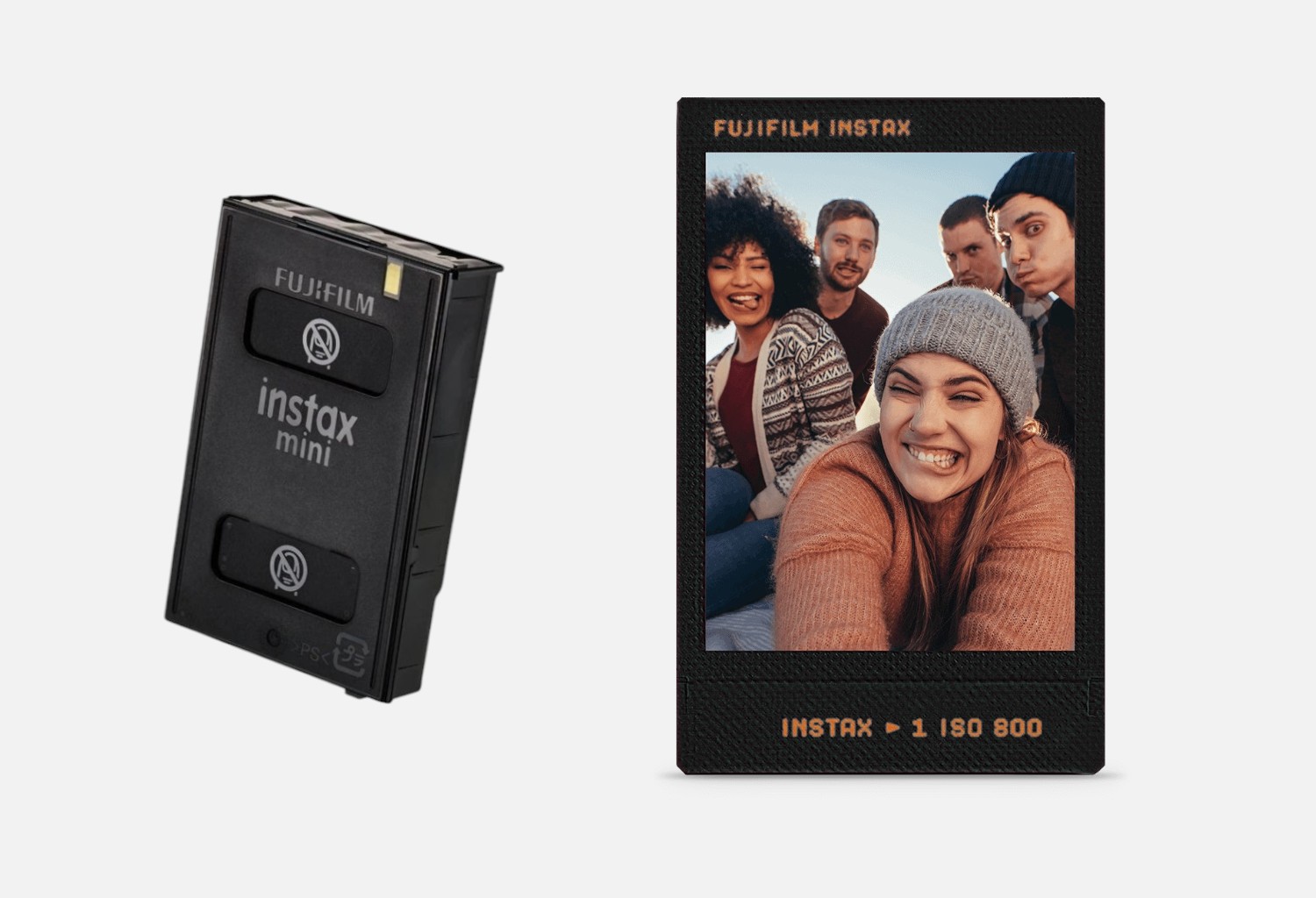 Кассета Fujifilm INSTAX Mini Contact Sheet и пример снимка с темной рамкой