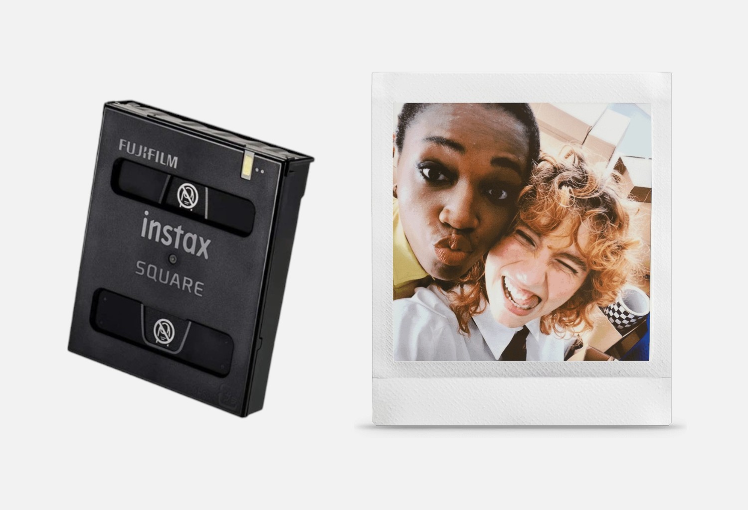 Кассета Fujifilm INSTAX Square Film на 10 цветных кадров с белой рамкой