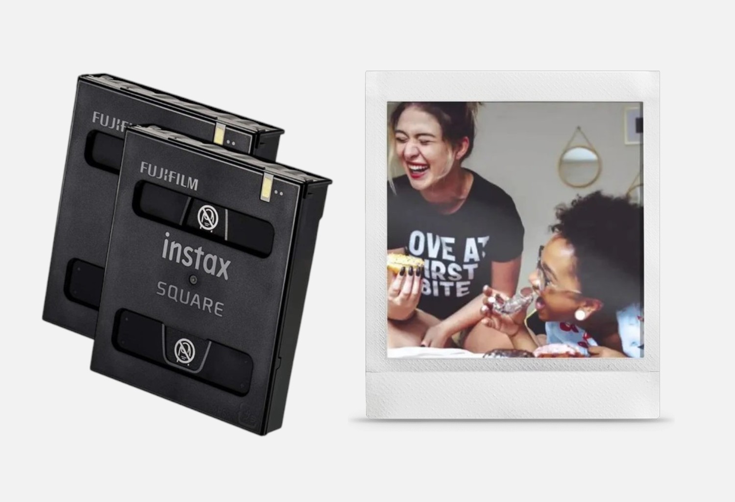 Двойная упаковка Fujifilm INSTAX Square Film 10x2 на 20 цветных квадратных кадров