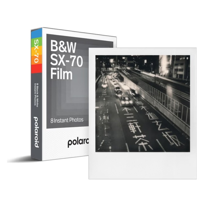 Касета Polaroid B&W SX-70 Film для чорно-білих миттєвих фото